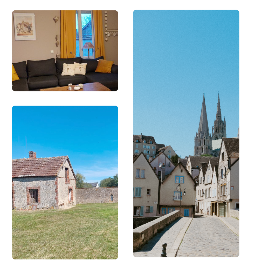 Gîte 3 étoiles près de Chartres pour 4 personne